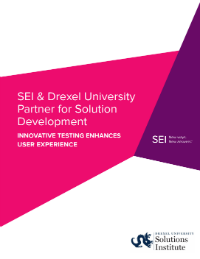 Front Cover of SEI and Drexel Case Study 